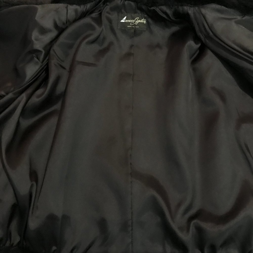 American Signature Coat Fake Fur Wrap Size Medium - Picture 4 of 7